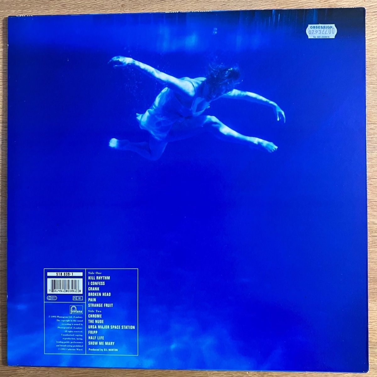 Catherine Wheel - Chrome / 1re édition britannique. 1993 - (M-/M-)