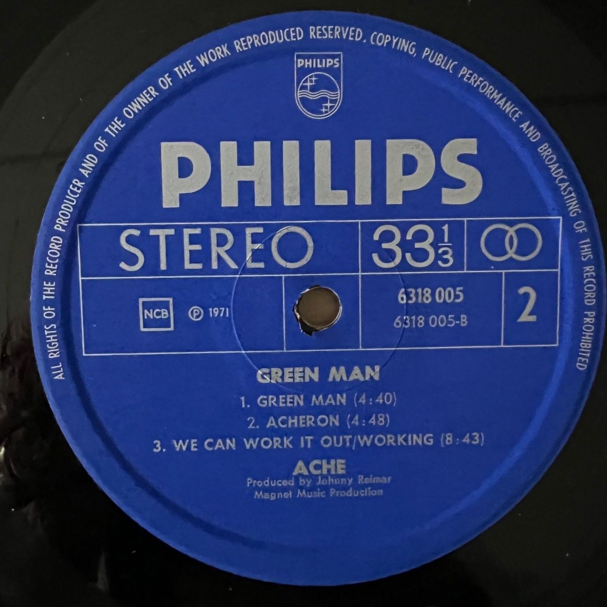 Ache - Green Man / 1. Denmark-Press. 1971 (VG++/VG++)
