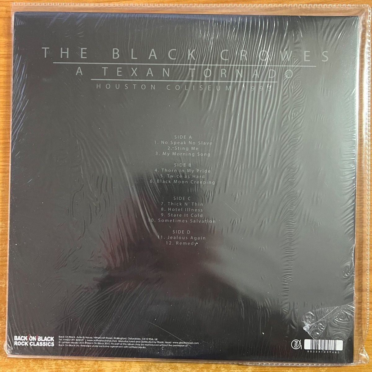 Black Crowes - A Texan Tornado / 2 LP - Premier tirage britannique. 2015 - (Neuf et scellé)