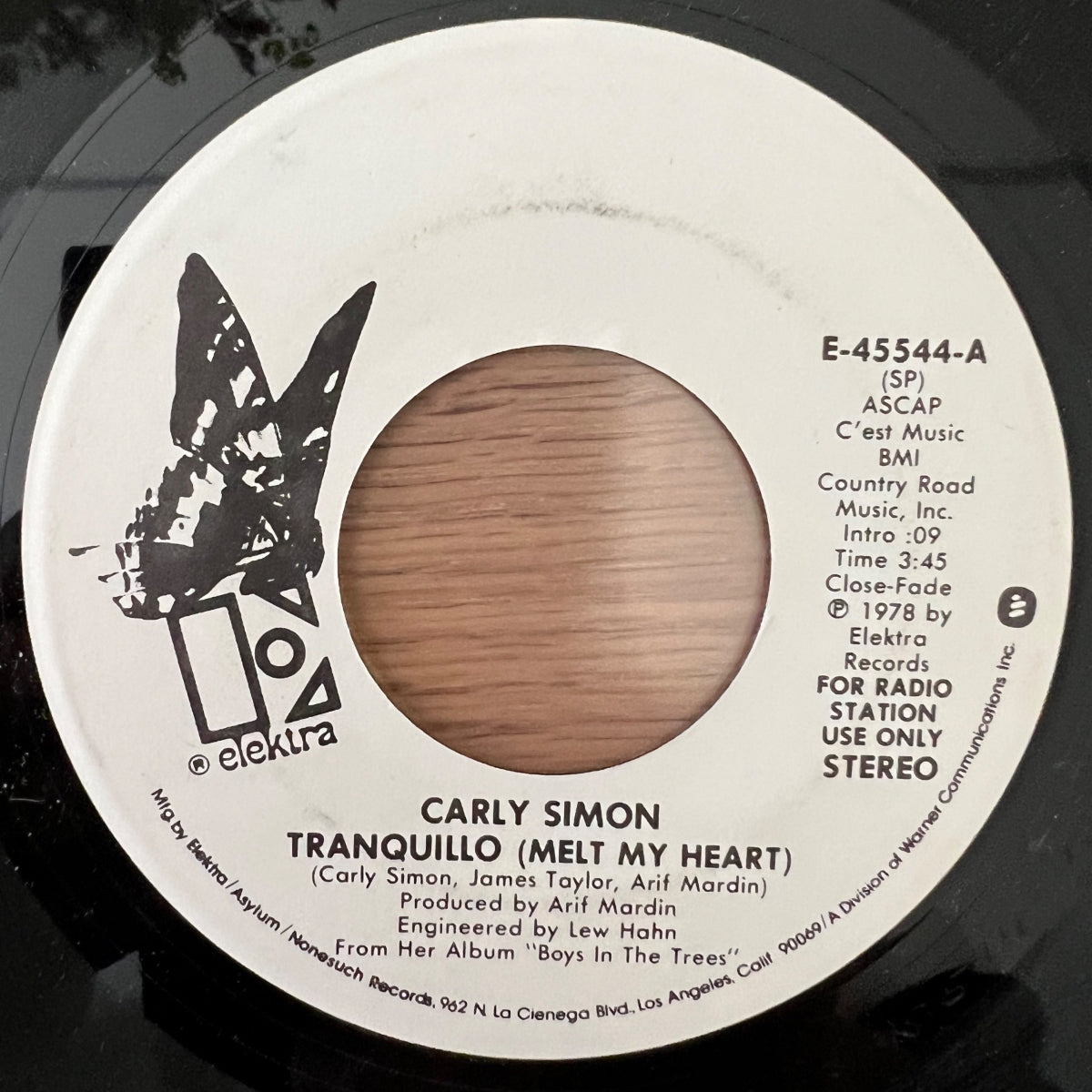 Carly Simon - Tranquillo / US-Promo 1978 - (M-/Neutral)