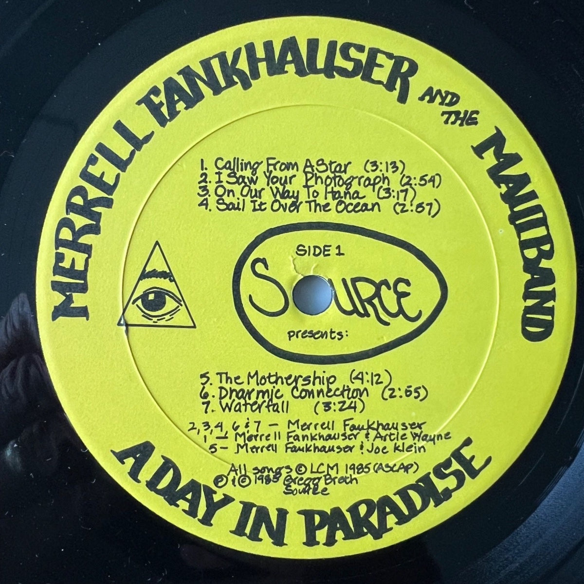 Merrell Fankhauser & The Maui Band - A Day In Paradise / 1. US-Press. 1985 - (M-/M-)