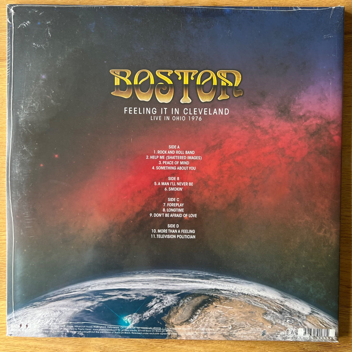 Boston - Feeling It In Cleveland / 2 LP - 1st UK Press. 2014 - (Mint & Sealed)