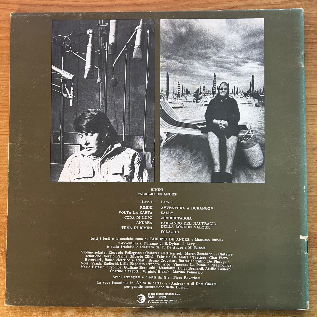 Fabrizi De André - Rimini / 1. Italy-Press. 1978 - (VG++/VG+)