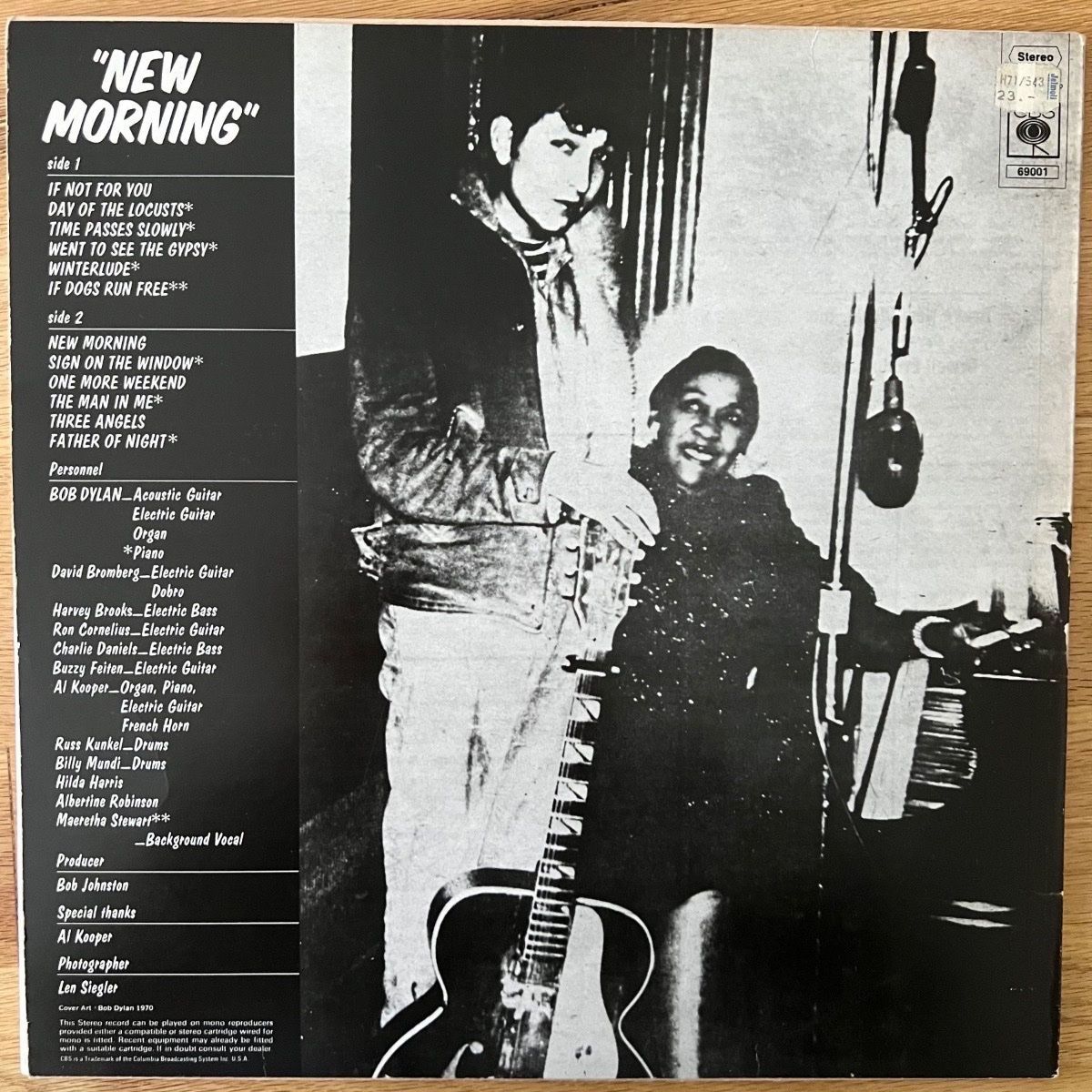 Bob Dylan - New Morning / 1. UK Press. 1970 - (VG++/VG++)