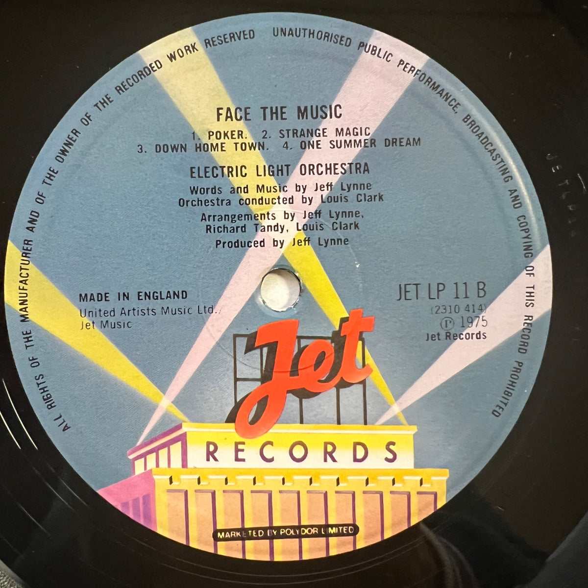 Electric Light Orchestra - Face The Music / 1st UK Press. 1975 - (M-/M-)