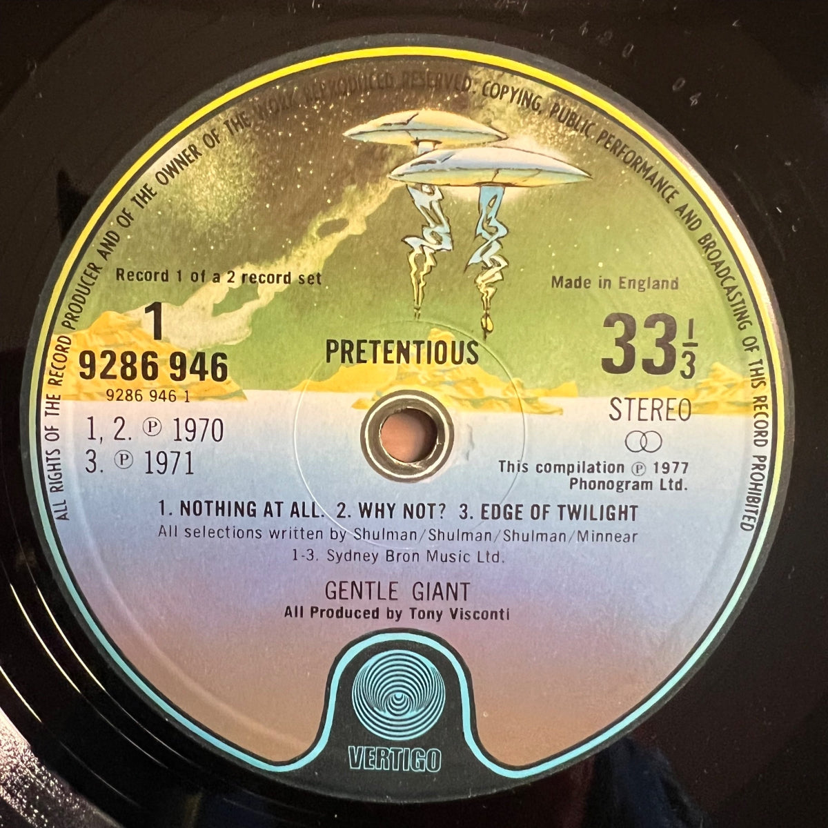 Gentle Giant - Pretentious / 2 LP - 1. UK-Press. 1977 - (M-/VG++)