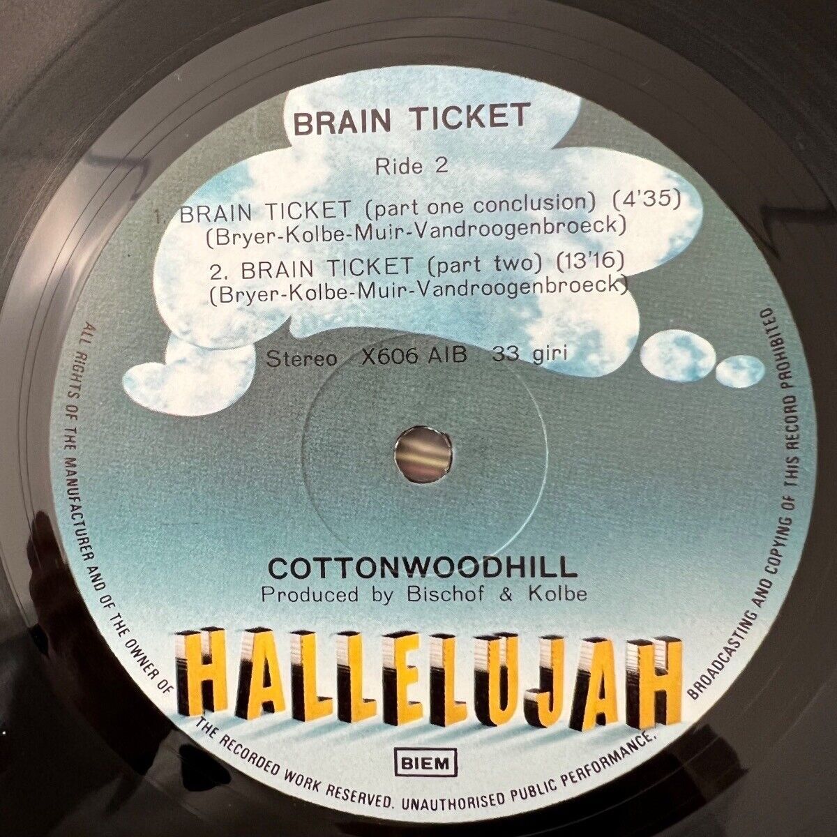 Brainticket - Cottonwoodhill / 1. D-Press. 1971 - (M-/M-)