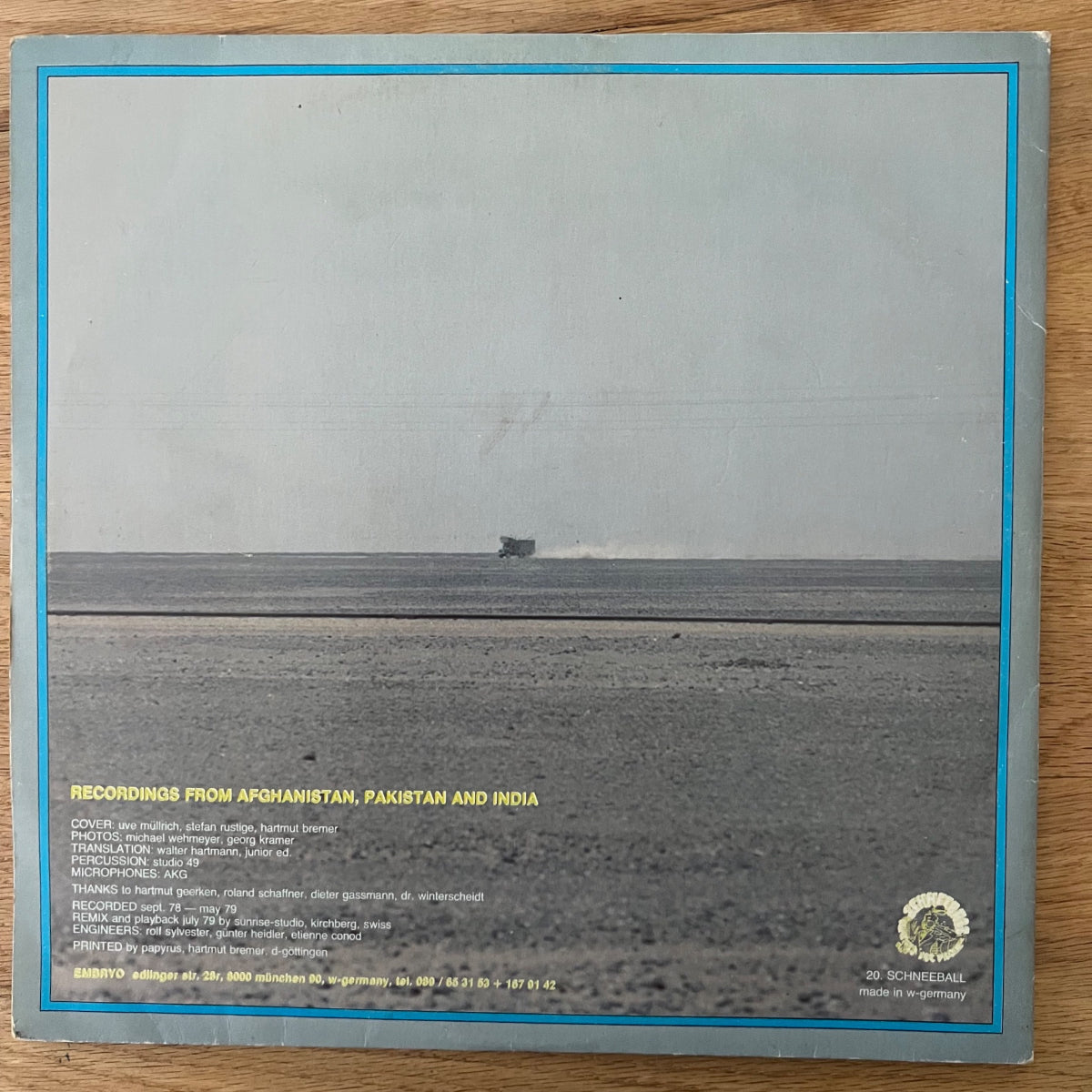 Embryo - Embryo's Journey / 2 LP - 1er D-Press. 1979 - (VG++/VG++)