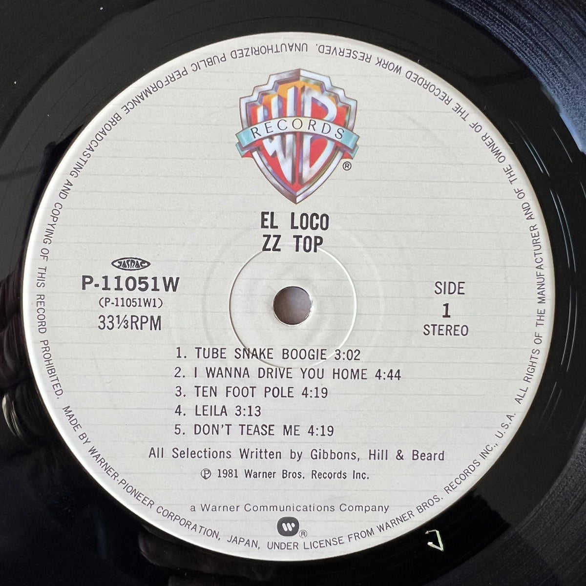 ZZ Top - El Loco / 1. Japan-Press. 1981 - (M-/M-)