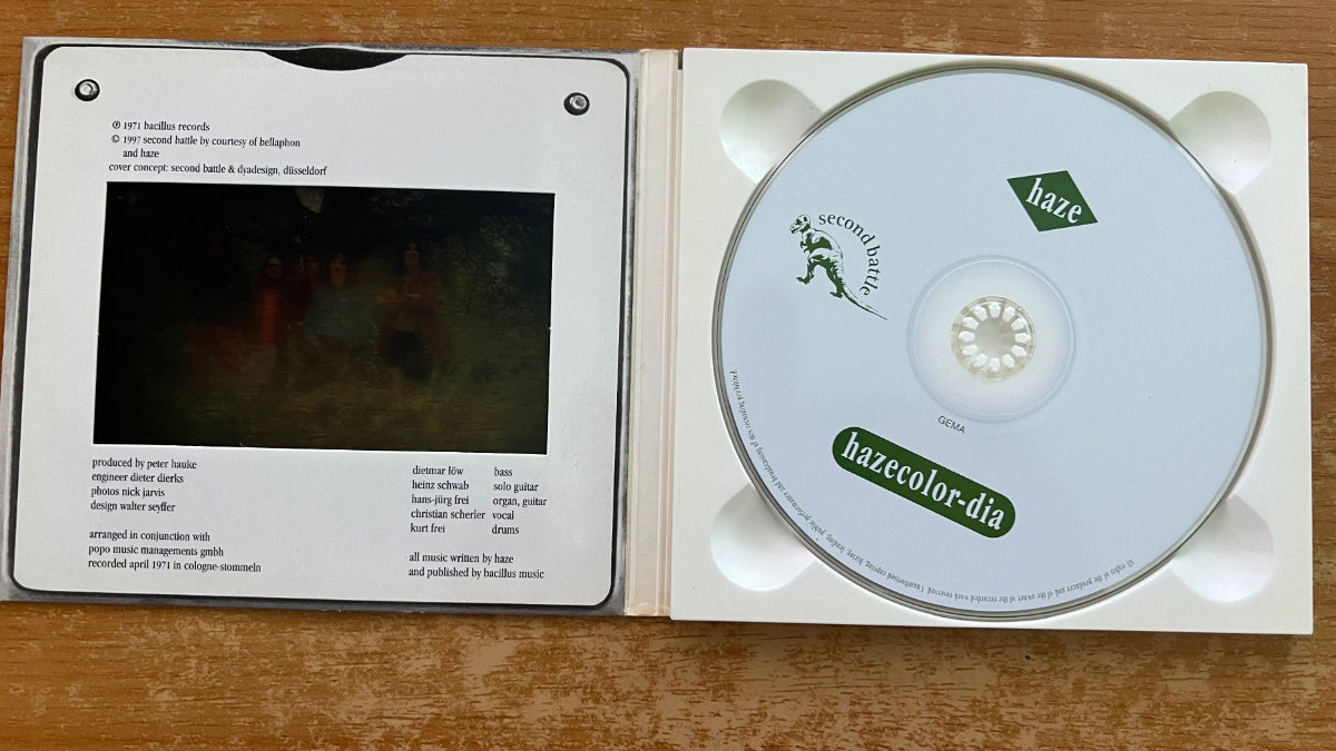 Haze - Hazecolor slide / CD - 1st D-Press. 1997 on CD - Swiss Prog Rock - (M-/M-)
