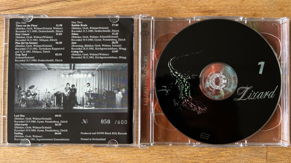 Lizard - In Concert / 2 CD - 1. Swiss Press. 1999 - (M-/M-)