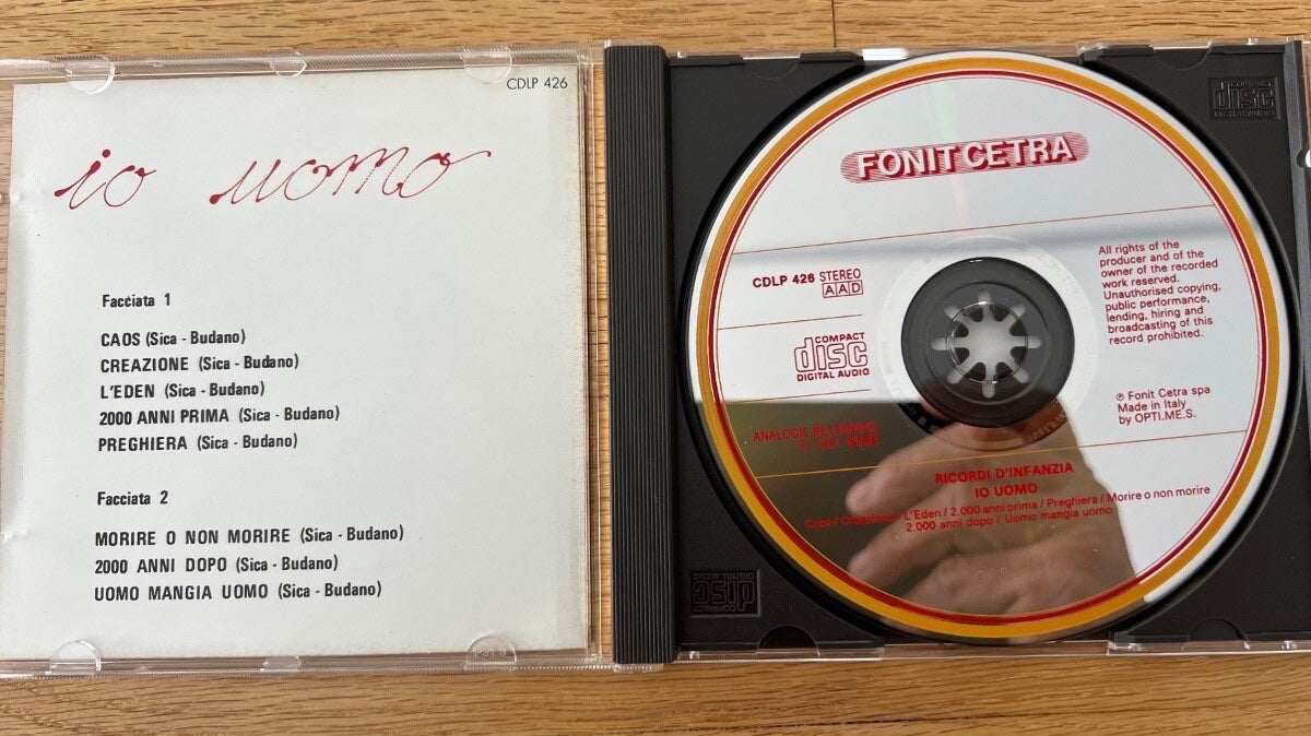 Ricordi D'Infanzia - Io Uomo / CD - 1. Italy-Press. 1991 - (M-/M-)