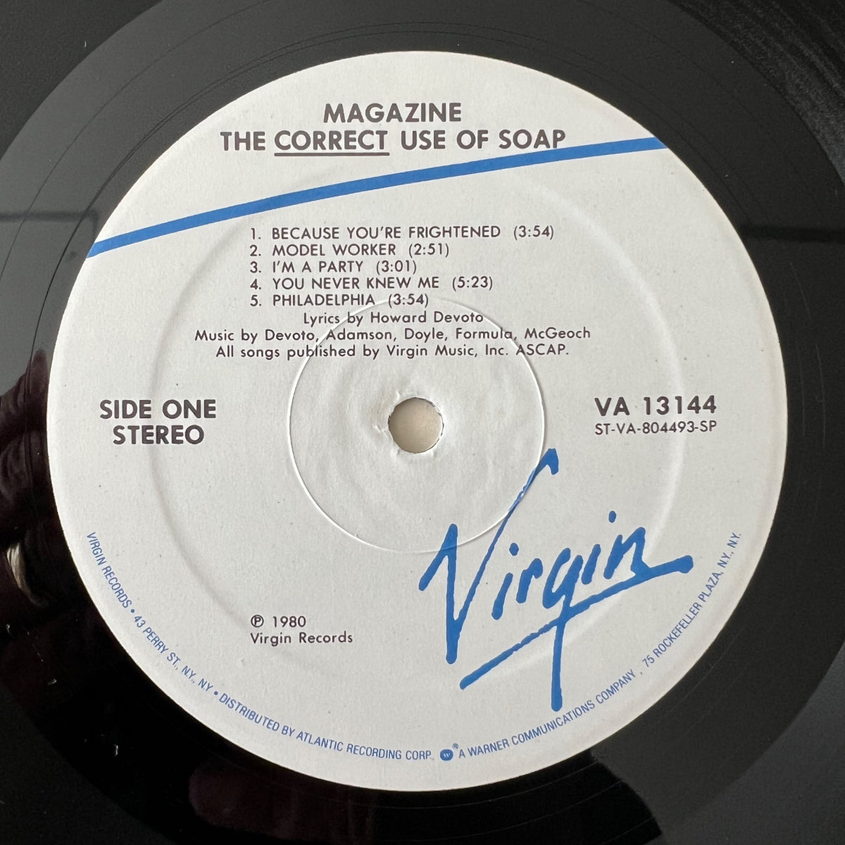 Magazine - The Correct Use Of Soap / 1. US Press. 1980 - (M-/VG+)