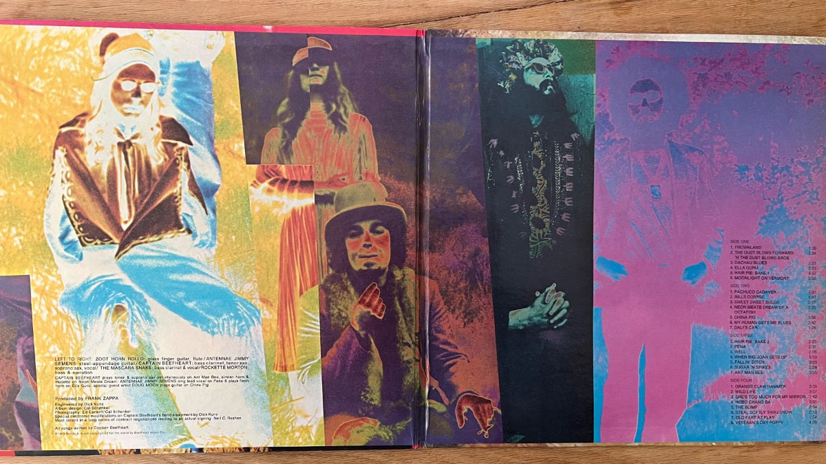 Capitaine Beefheart et son bracelet magique - Réplique du masque de truite / Presse américaine 1977 - (M-/M-)