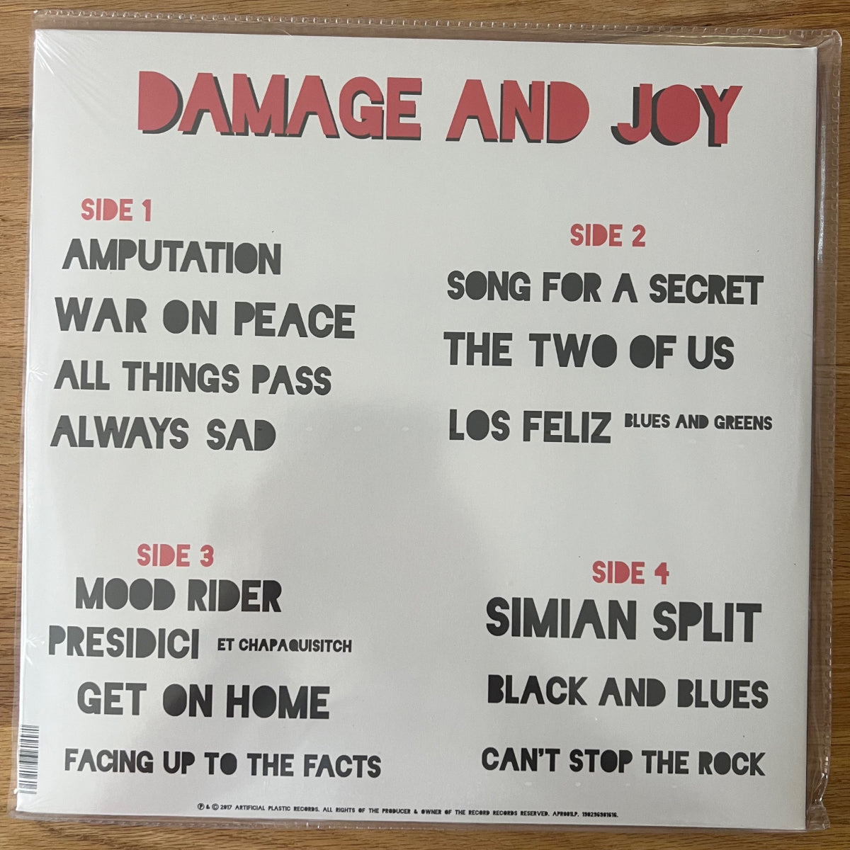 Jesus And Mary Chain - Damage And Joy / 2 LP - 1. UK-Press. 2017 - (Mint & Sealed)