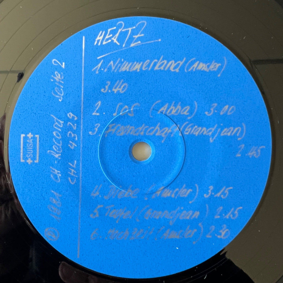 Hertz - Same / 1. Swiss-Press. 1981 - Swiss New Wave - (M-/VG++)