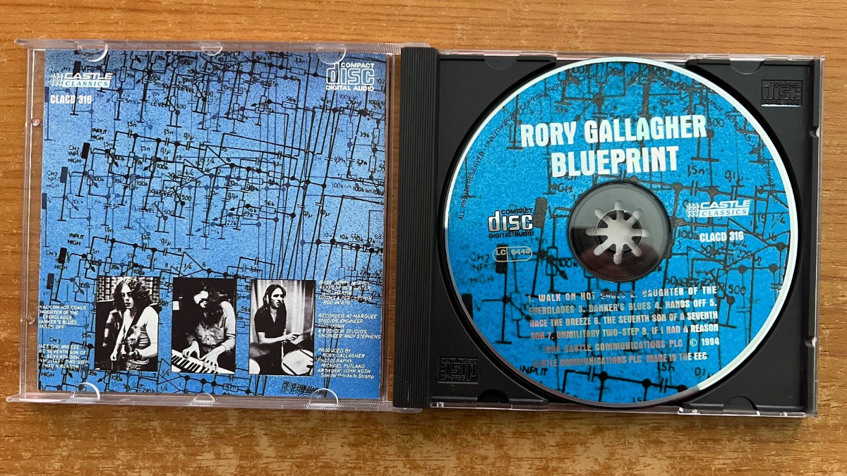 Rory Gallagher - Blueprint / CD - 1st UK Press. 1994 - (M-/M-)