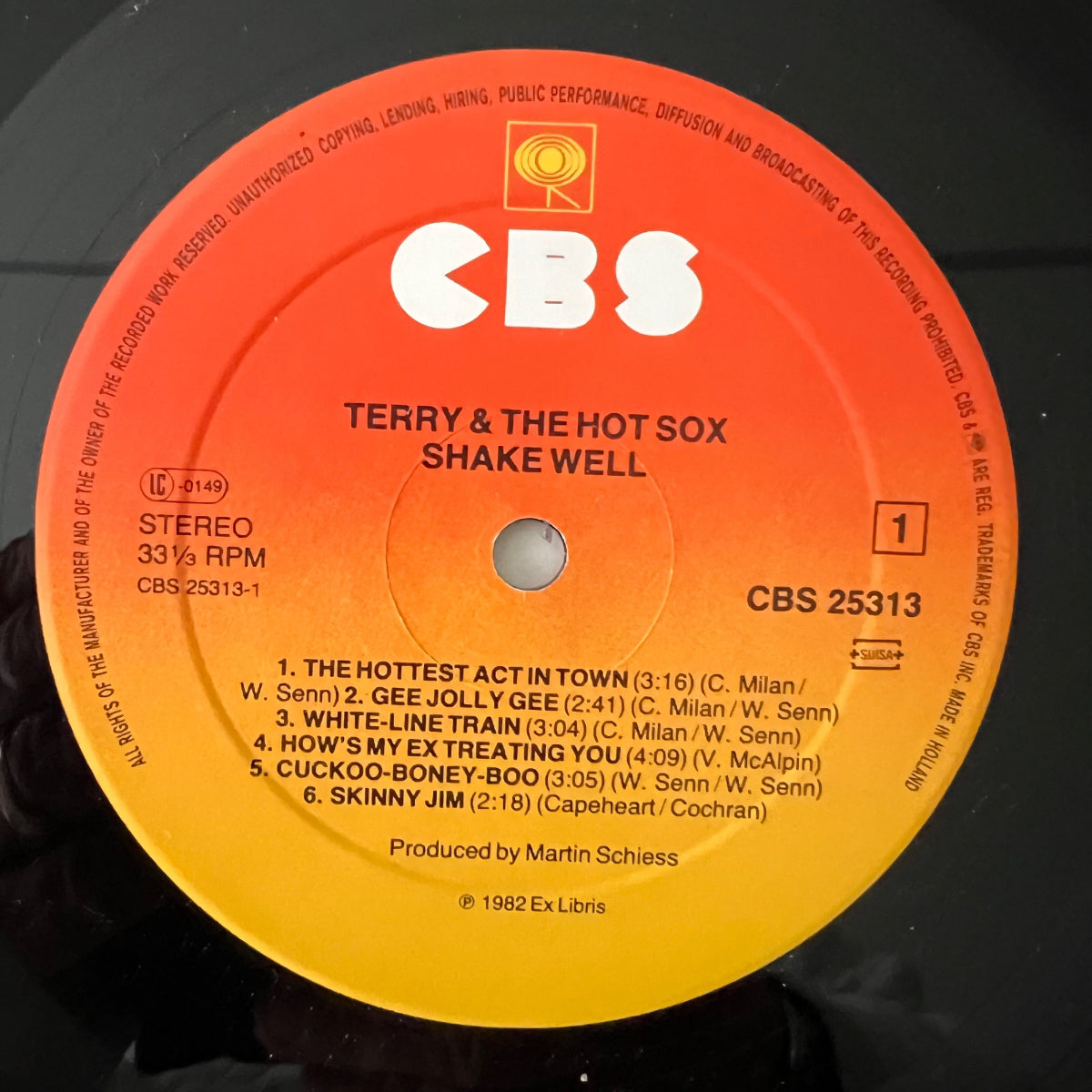 Terry & The Hot Sox - Shake Well / 1. Swiss/NL-Press. 1983 - (M-/VG++)