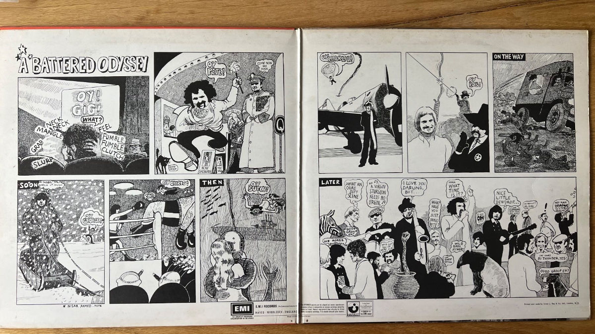 Pete Brown & His Battered Ornaments - A Meal You Can Shake Hands With In The Dark / 1st UK Press. 1969 - (VG+/VG++)