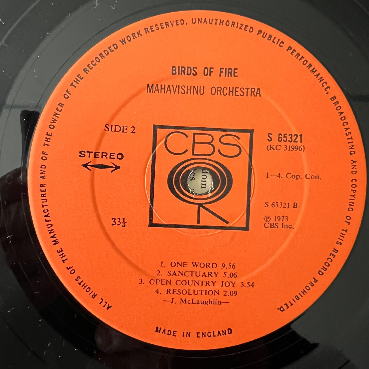 Mahavishnu Orchestra - Birds Of Fire / 1. UK-Press. 1973 - (M-/VG++)