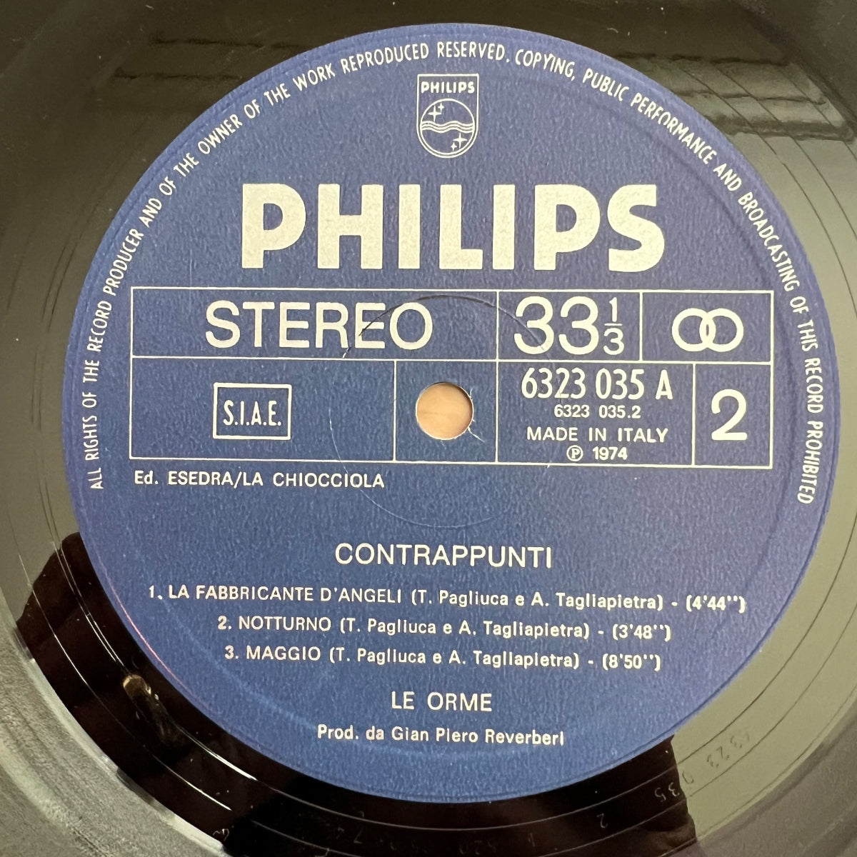 Le Orme - Contrappunti / 1. Italy-Press. 1974 - (M-/VG+)