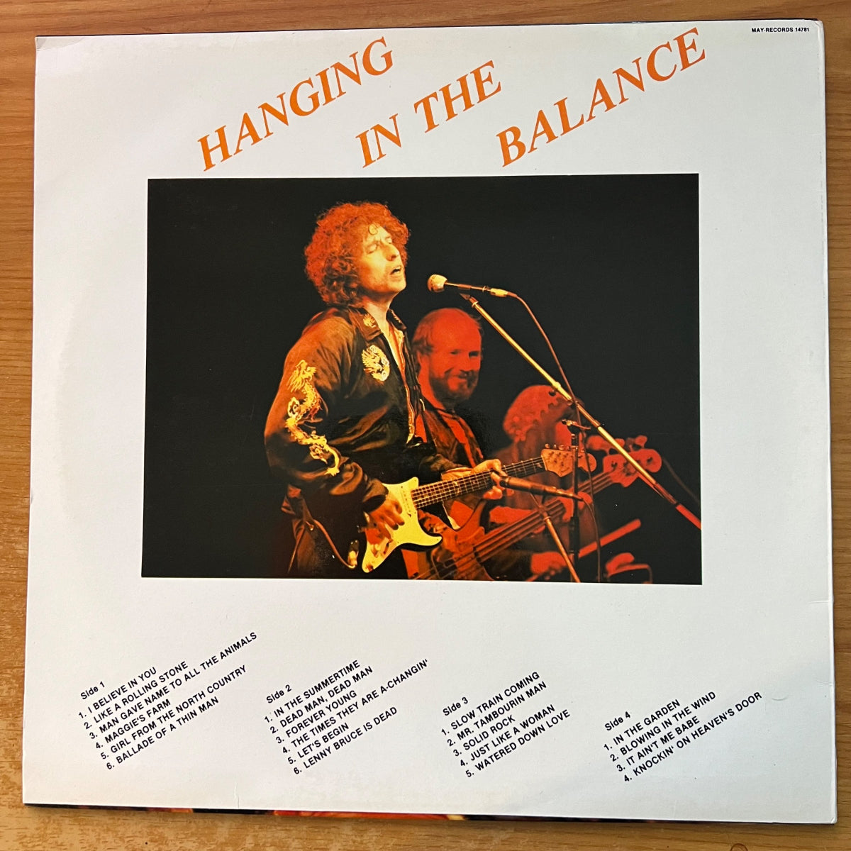 Bob Dylan - Hanging In The Balance / 2 LP - 1.EU Press. 1983 -