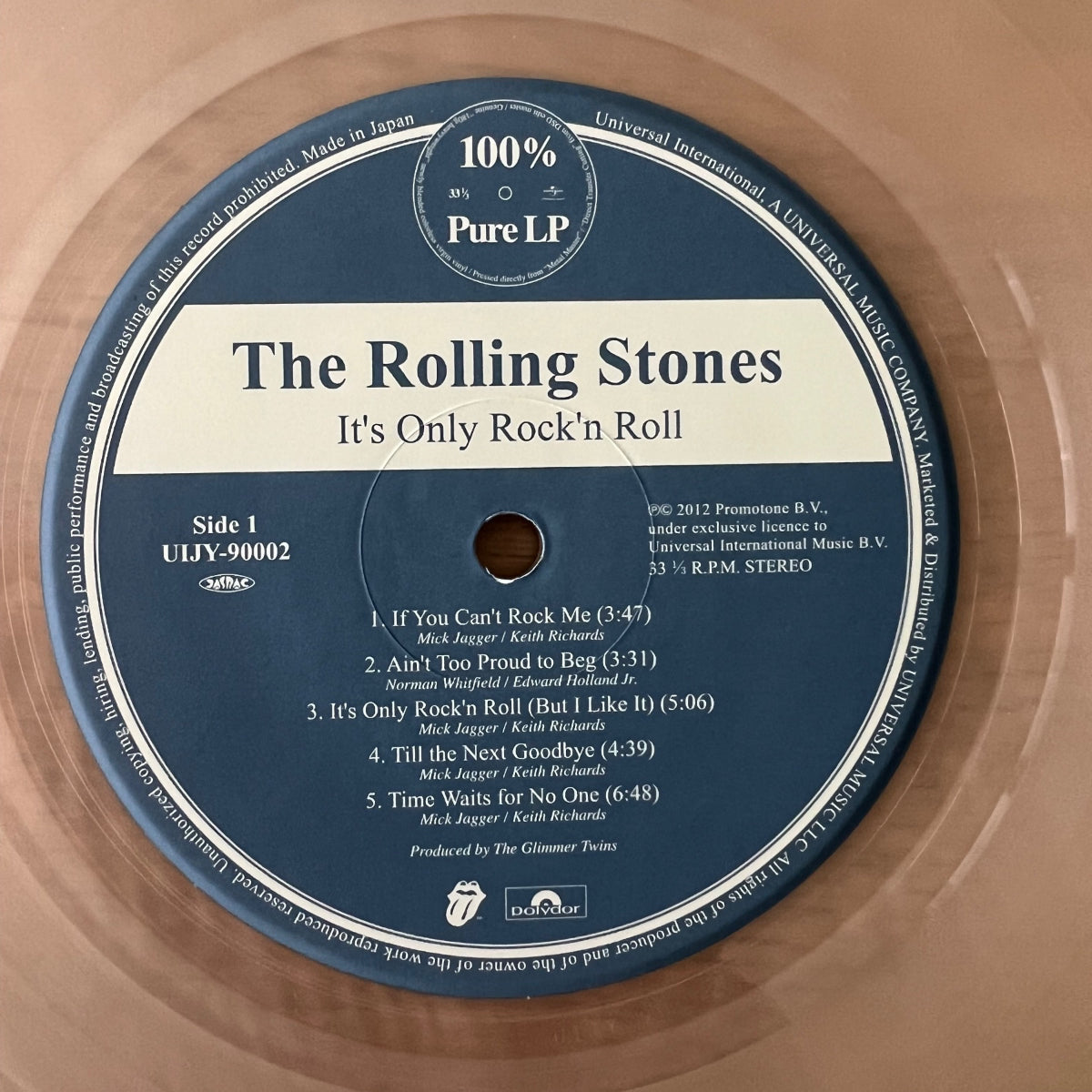 Rolling Stones - It's Only Rock 'N Roll / Japan Press. 2012 - (Mint/Mint)