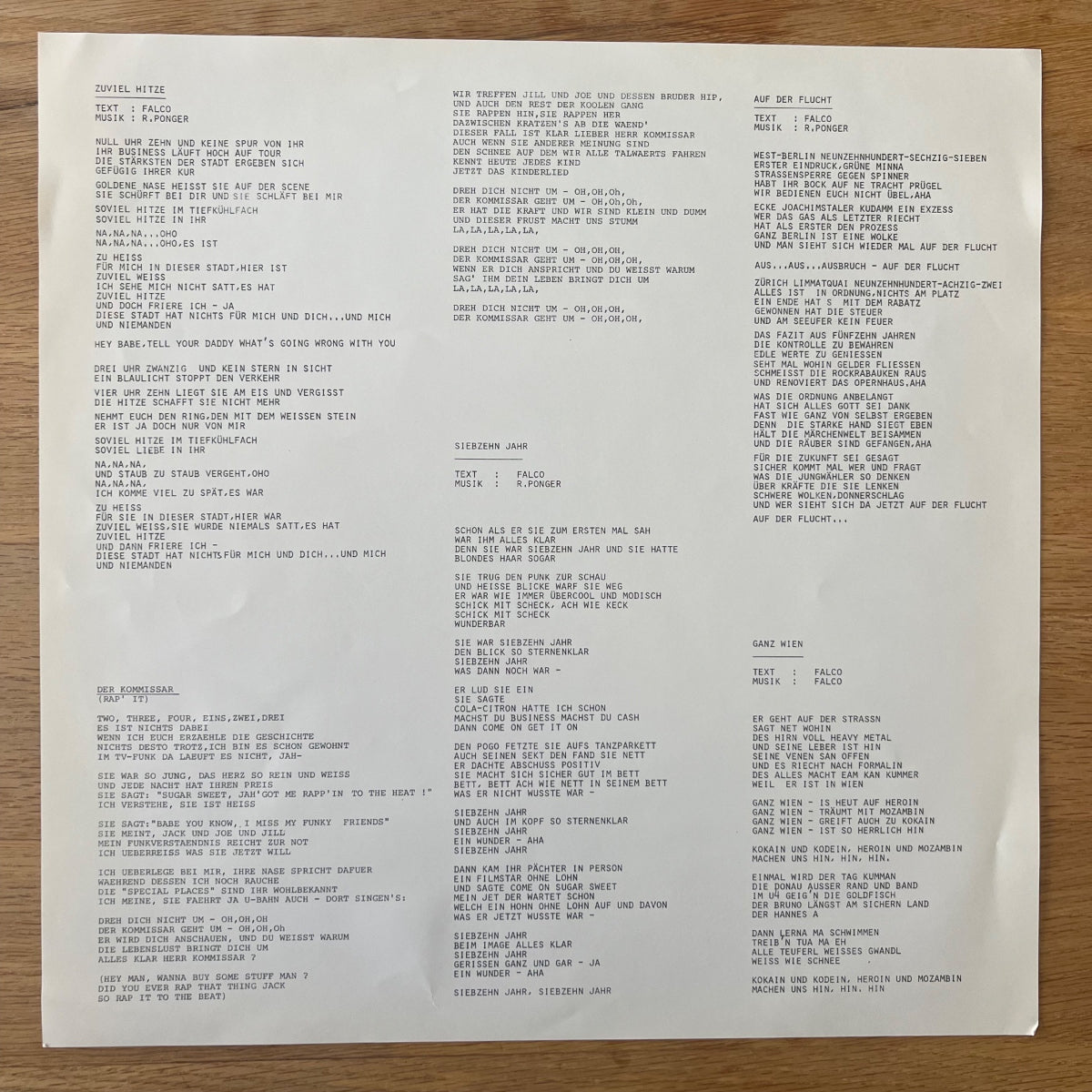 Falco - Solitary Confinement / 1. Austria-Press. 1982 - (M-/VG++)