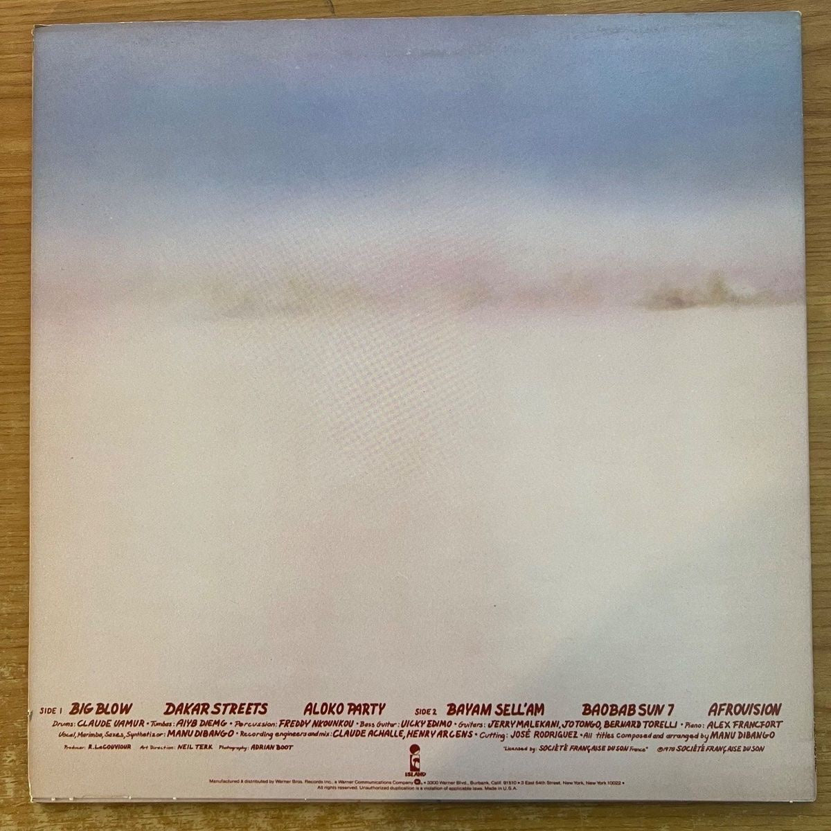 Manu Dibango - Afrovision / 1. UK Press. 1976 - (M-/M-)