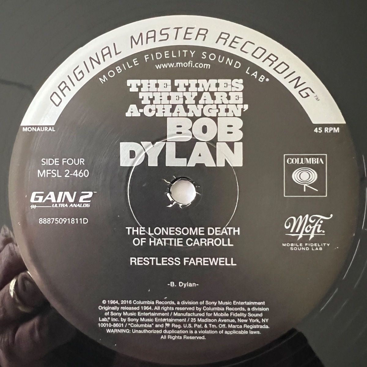 Bob Dylan - The Time They Are... / 2 LP - Audiophile MFSL 2014 - (Mint/M-)