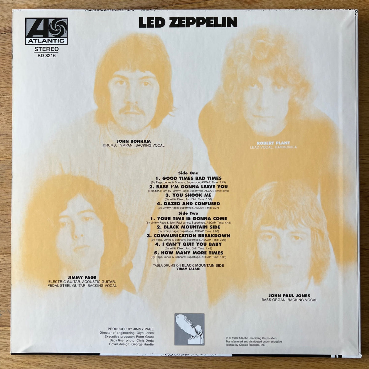 Led Zeppelin - Same / US Press. 2000 - 180gr - Classic Record Series - (M-/M-)