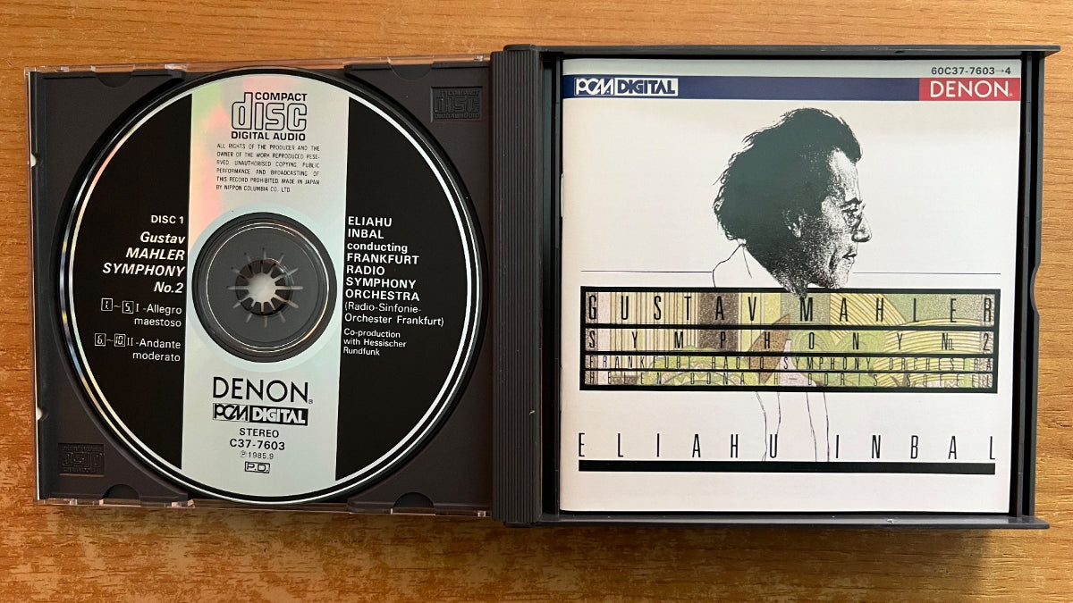 Gustav Mahler, Frankfurt Radio Symph. Orch. - Symphony No. 2 / 2 CD - 1. Japan-Press. 1985 - (M-/M-)