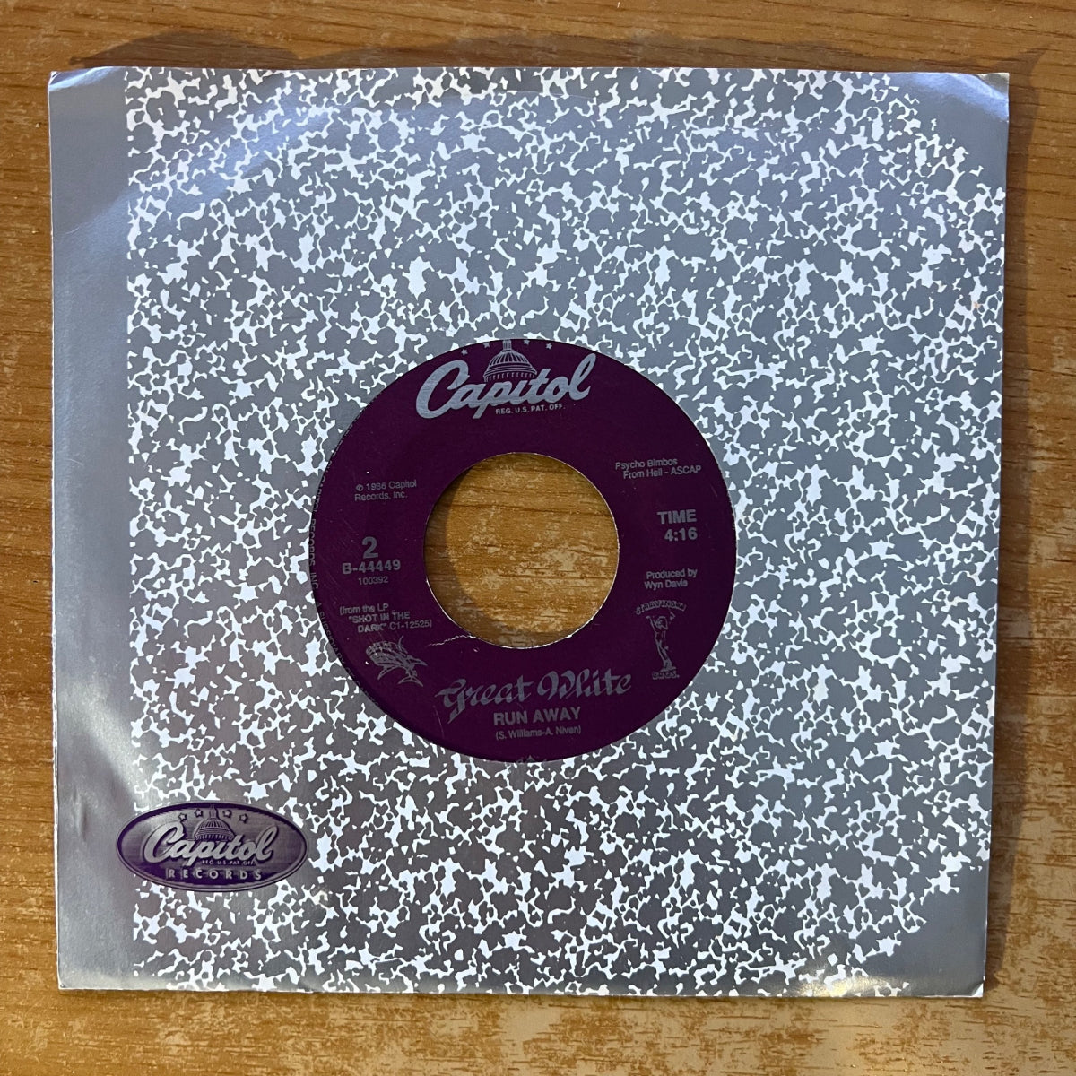 Great White - The Angel Song / 1. US-Press. 1989 - (VG++/VG++)