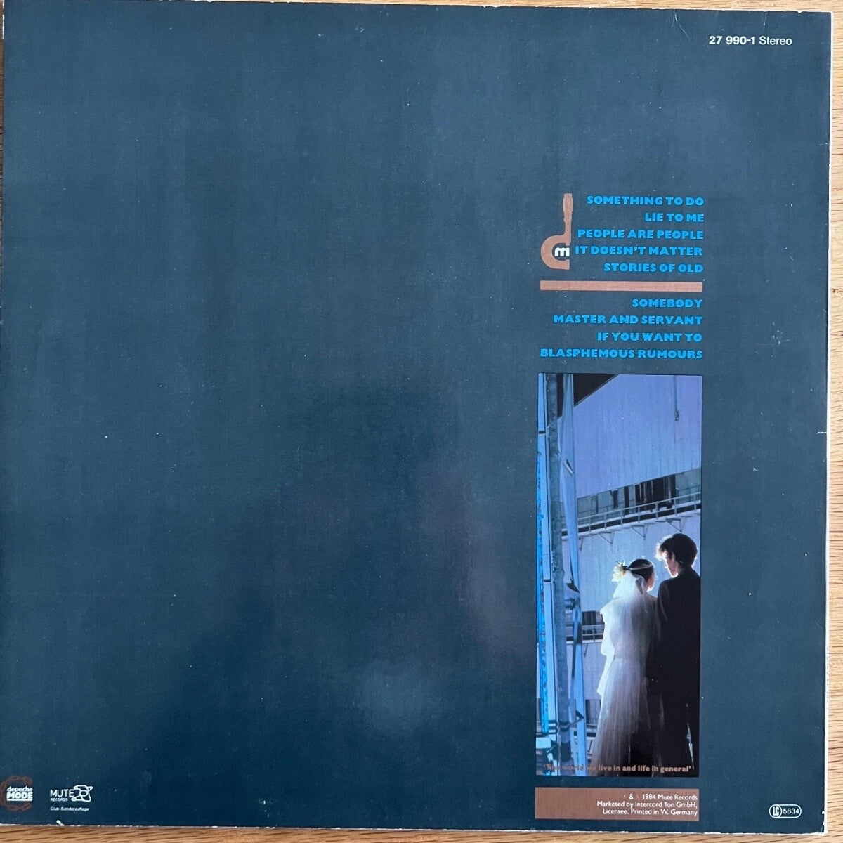 Depeche Mode - Some Great Reward / D-Press. 1984 - Club Edition - (VG++/VG++)
