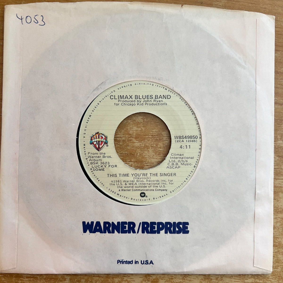 Climax Blues Band - Darlin' / 1. US-Press. 1981 - (VG++/VG++)