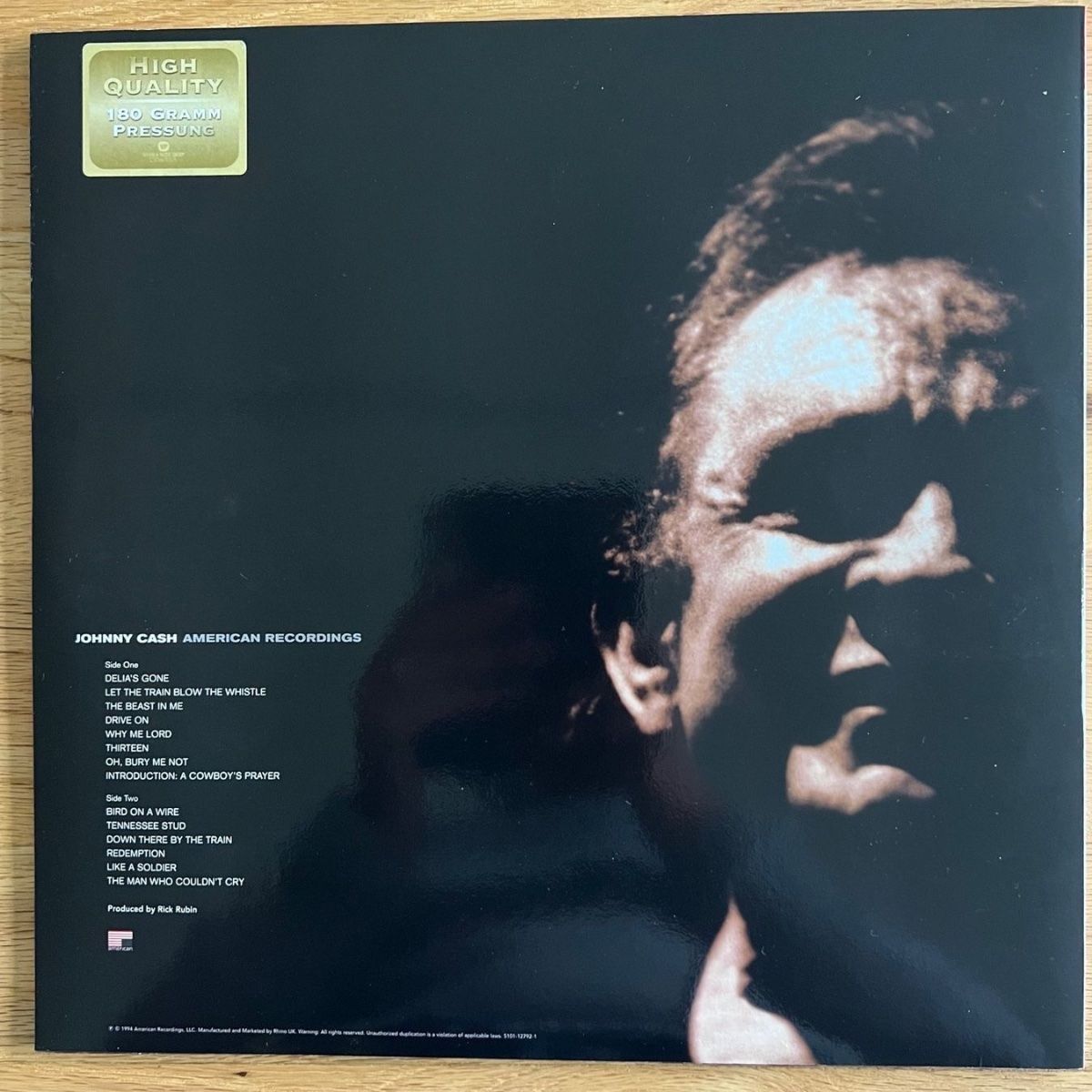 Johnny Cash - American Recordings / UK 2006 - 180gr - (Mint/Mint)