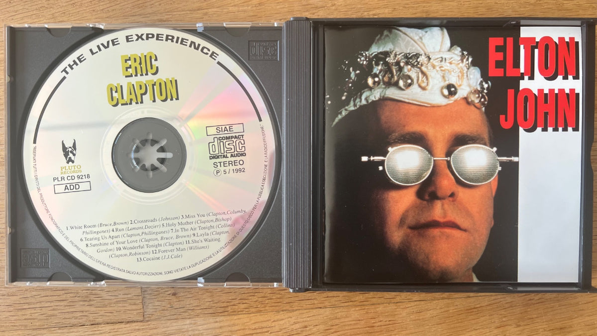 Eric Clapton, Elton John - A Unique Double Bill / 2 CD - Italy-Press. 1992 - (M-/M-)