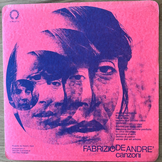 Fabrizio De Andre - Canzoni / 1. Italie-Presse. 1974 - Police bleue - (VG++/VG++)