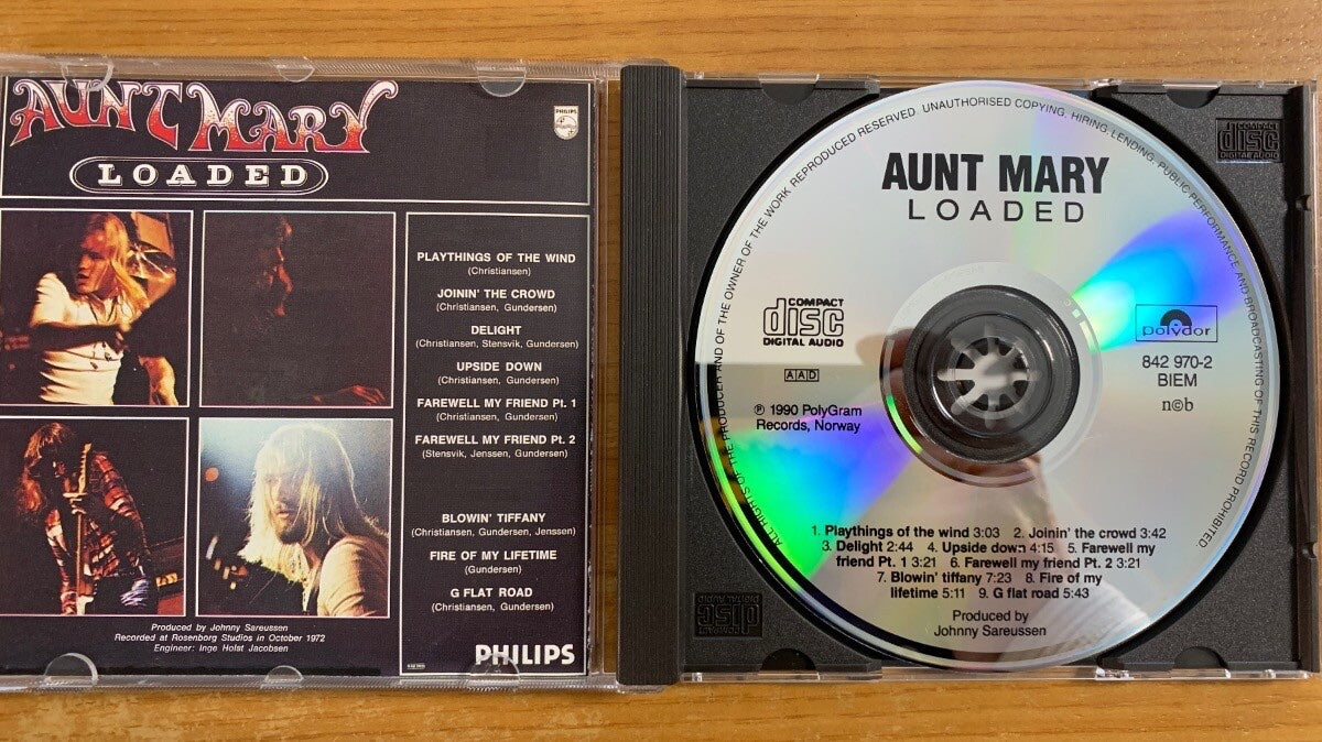 Aunt Mary - Loaded // CD - 1. Norway-Press. 1990 on CD - (M-/M-)