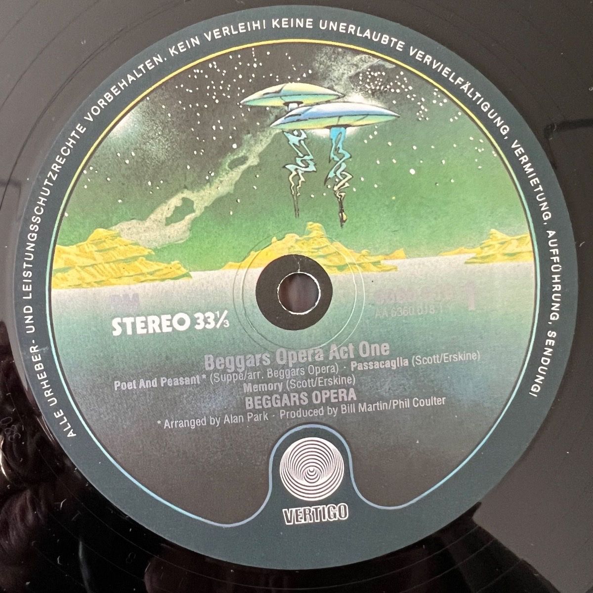 Beggars Opera - Act One / 2. D-Press. 197? - (VG++-M-)