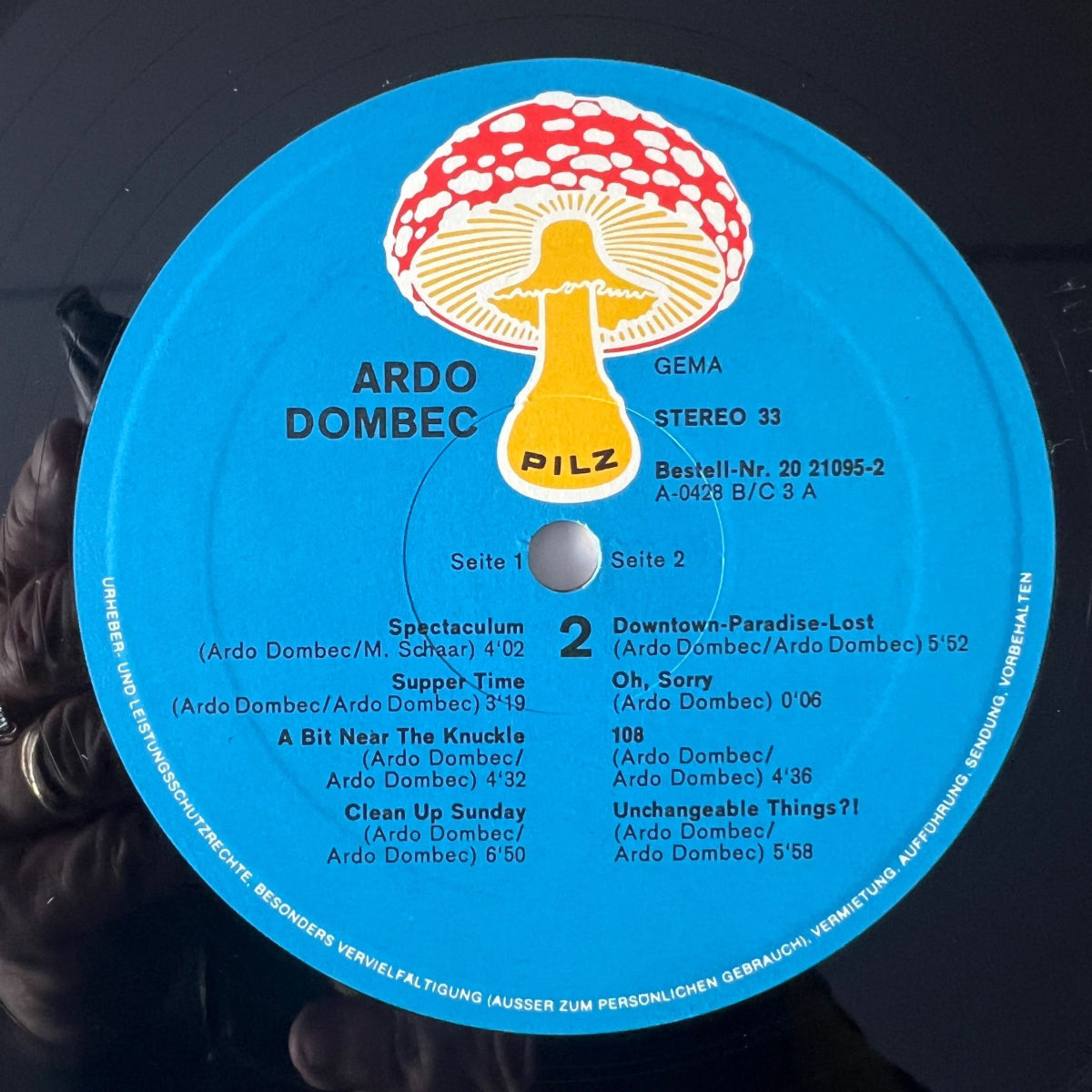 Ardo Dombec - Same / 1. D-Press. 1971 - Very nice Copy