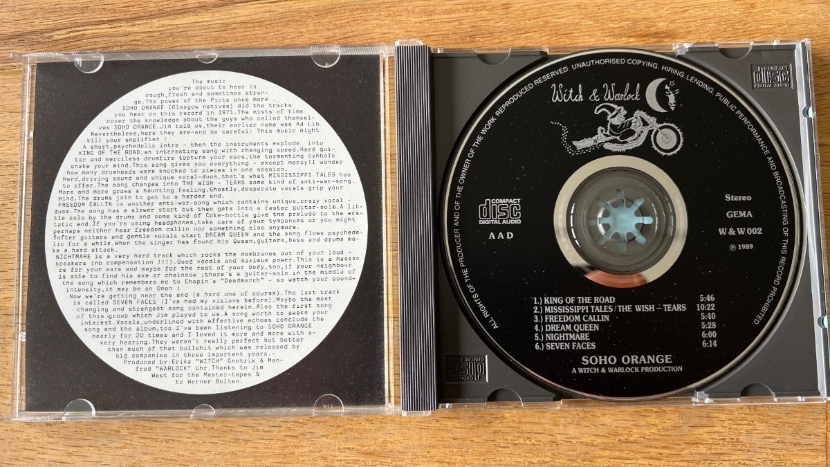 Soho Orange - Same / 1. D-Press. 1989 sur CD - (M-/M-)