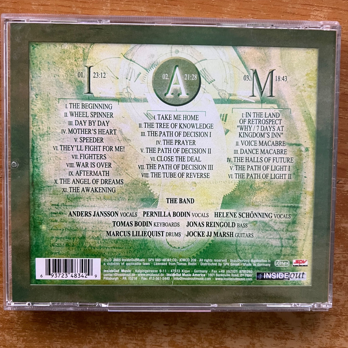 Tomas Bodin - IAM / CD - 1. D-Press. 2005 - (MM-)