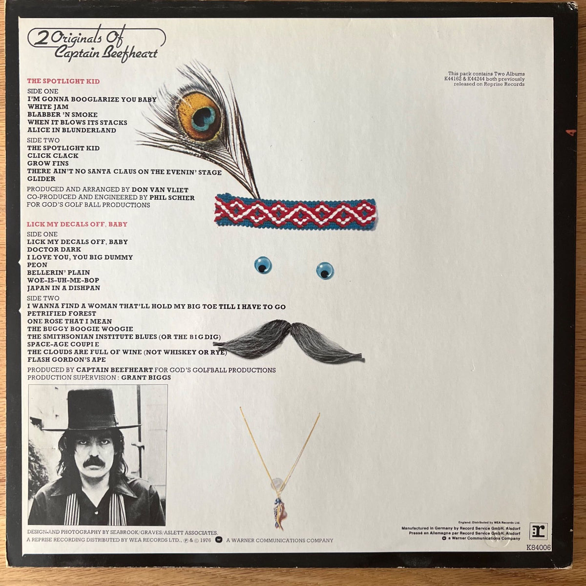 Captain Beefheart - 2 Originals.. / 2 LP - D-Press. 1976 - (M-/VG++)