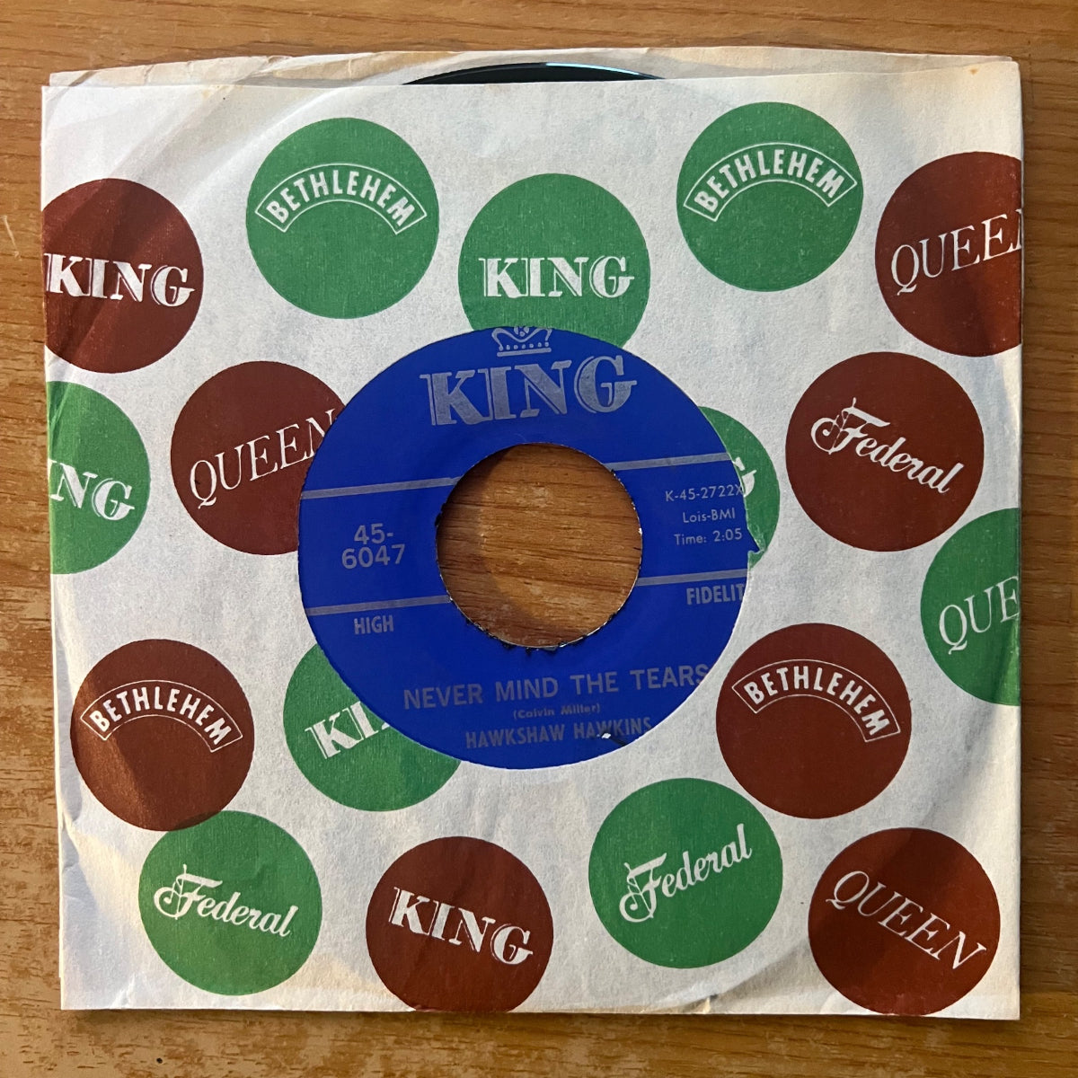 Hawkshaw Hawkins - The Last Letter / 1st US-Press. 1966 - (M-/VG+)