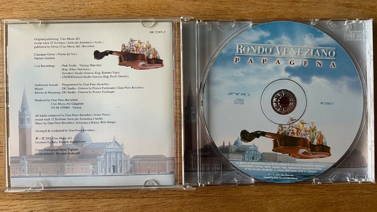 Rondo Veneziano - Papagena / CD - 1. D-Press. 2001 - (M-/M-)