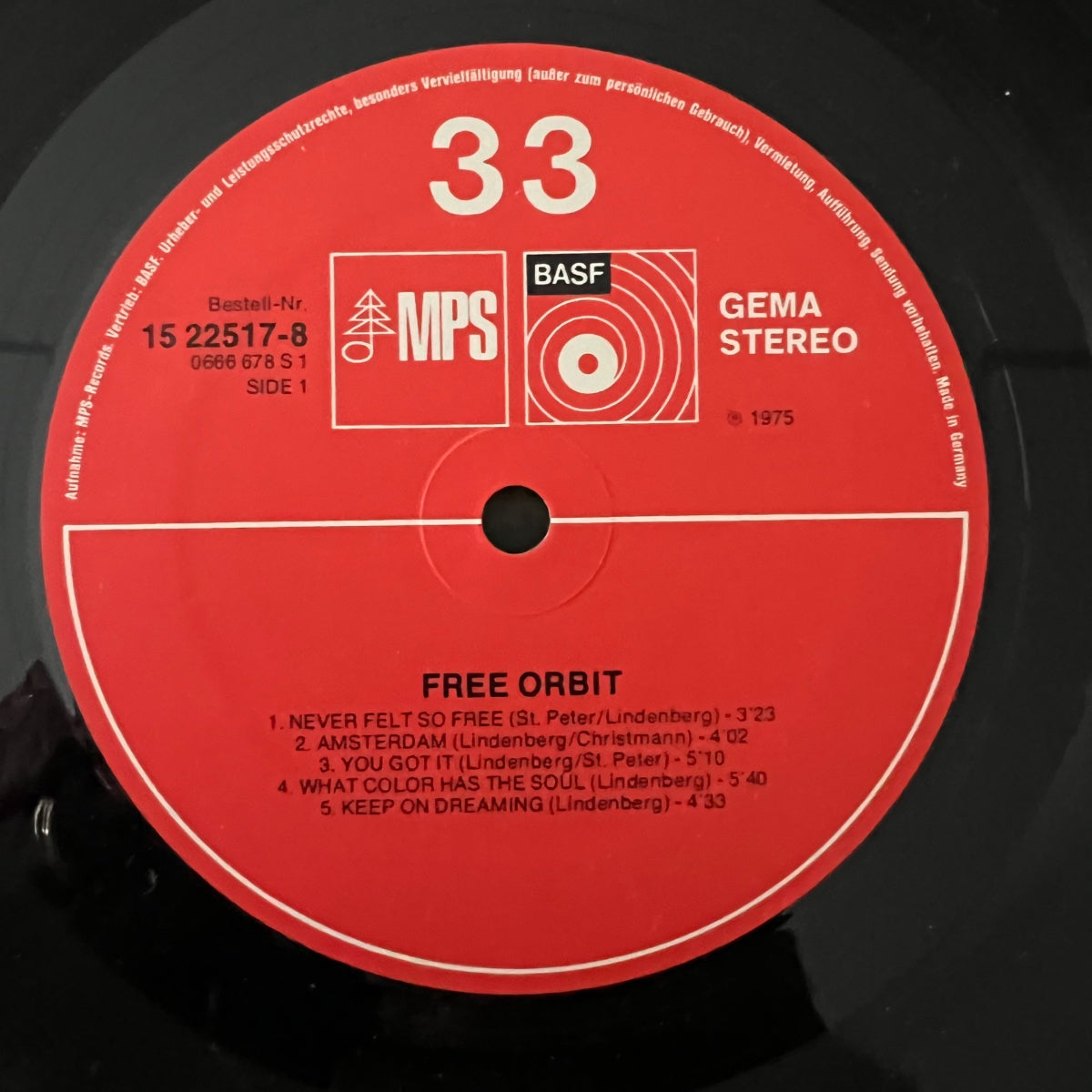 Orbite libre - Same (Udo Lindenberg) / D-Press. 1975 - (M-/M-)