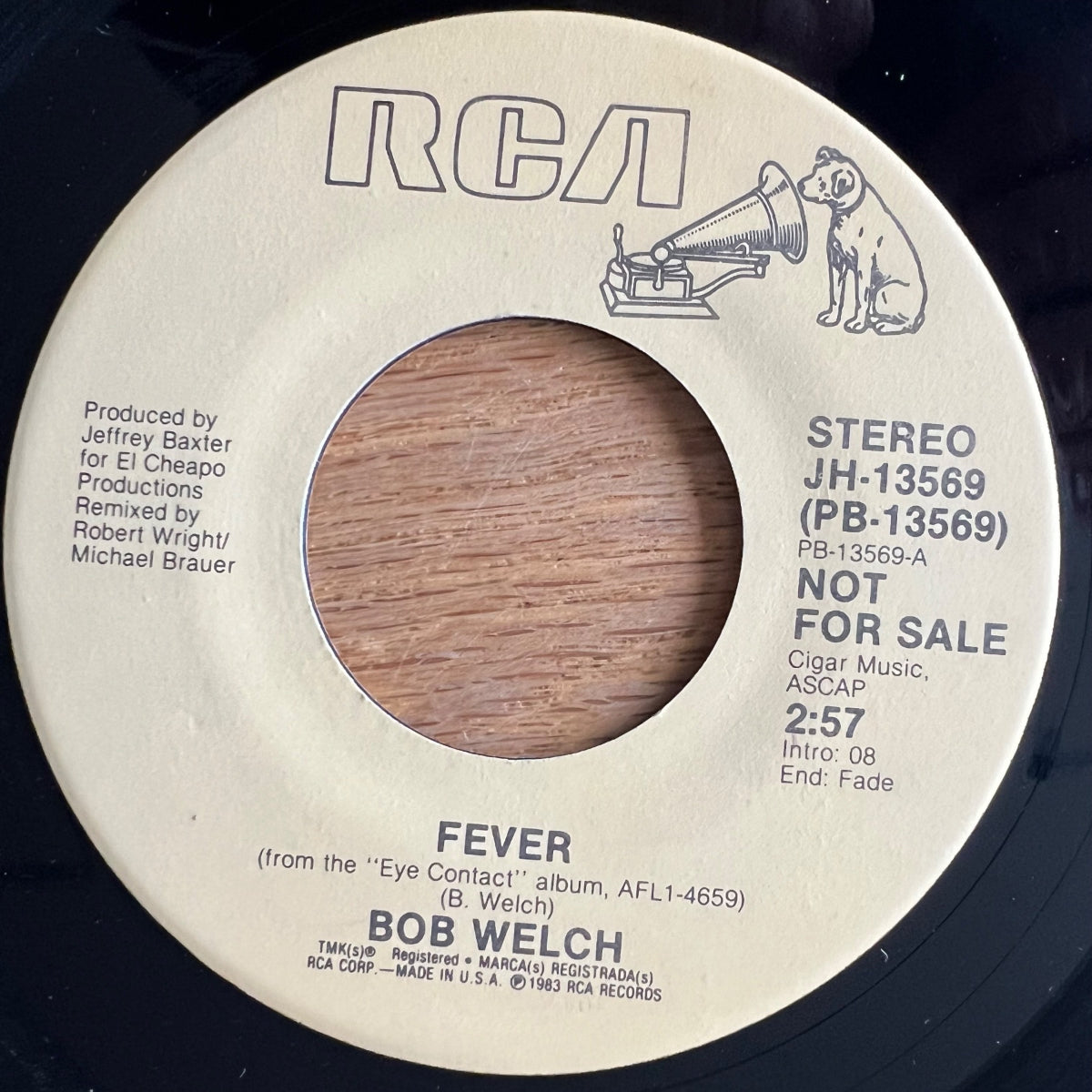 Bob Welch - Fever / US-Promo 1981 - (M-/Neutral)