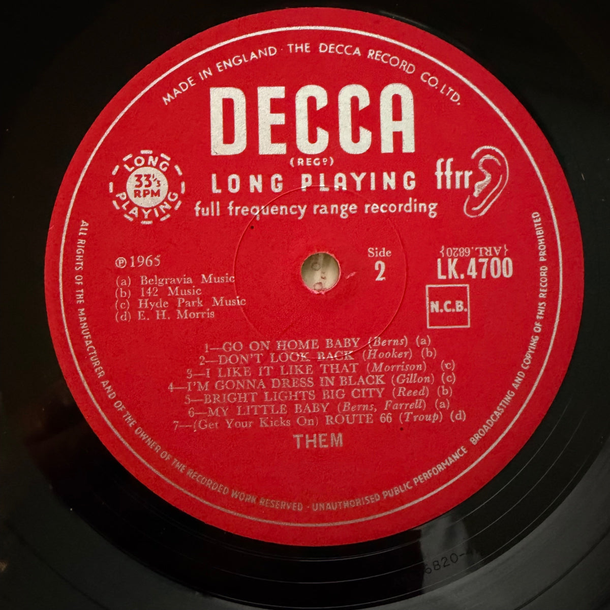 Them - The "Angry" Young Them / 2. UK-Press. 1968 - (M-/VG++)