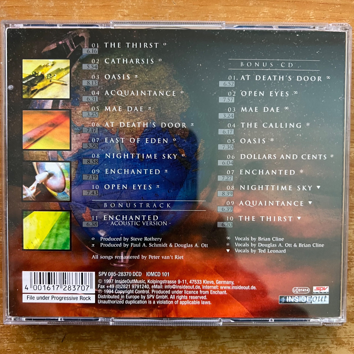 Enchant - A Blueprint Of The World / 2 CD - D-Press. 1997 - (M-/M-)